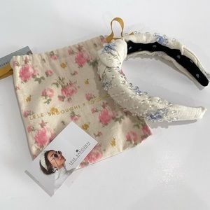Lele Sadoughi LoveShackFancy Clear Pearl Headband
